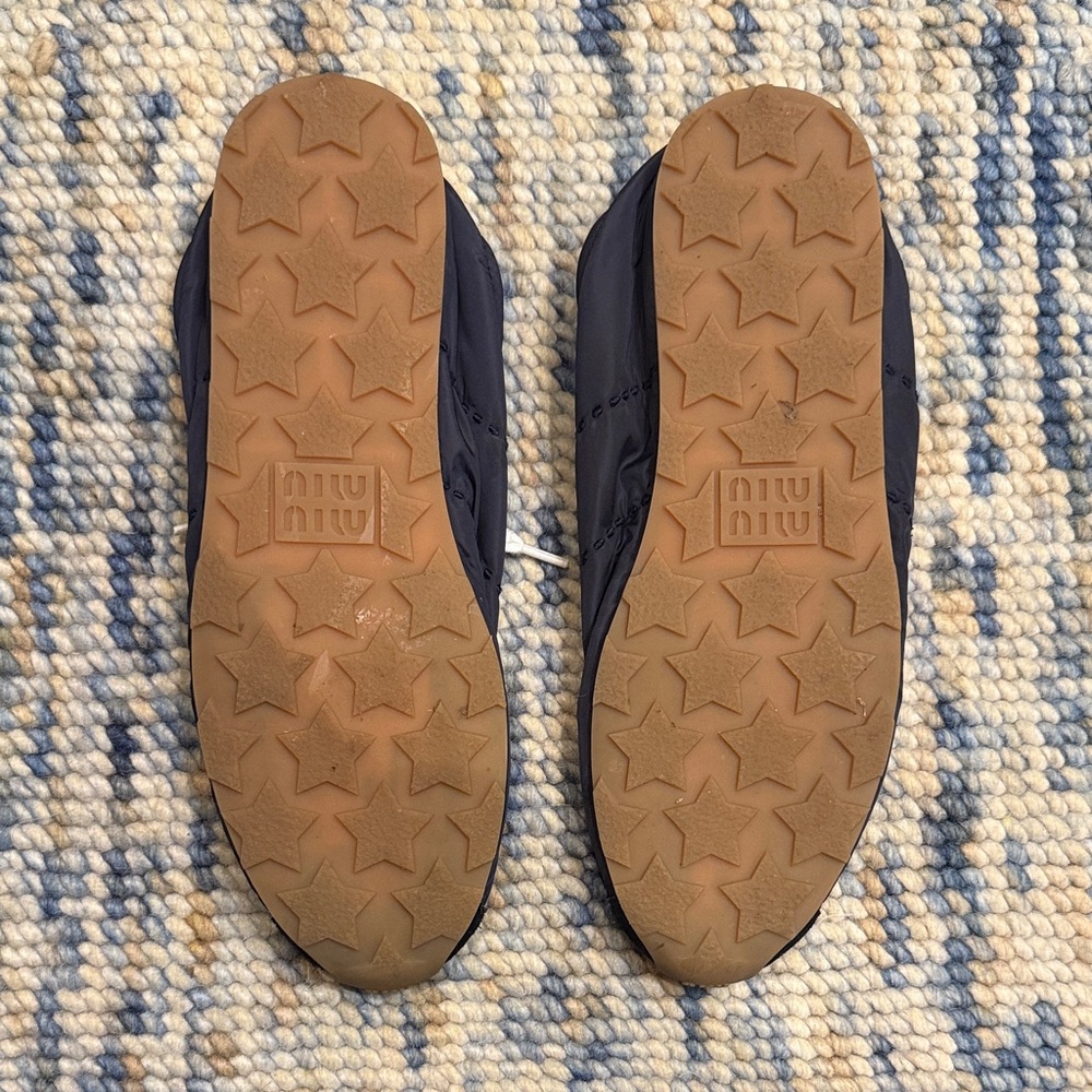 Miu Miu Navy and White Womens's Sneakers - Picture 3 of 3